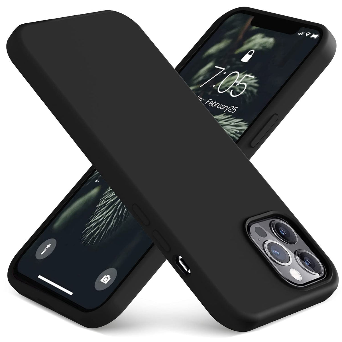 Love 3000 Compatible With Iphone 12 Pro Max Phone Case | Thickening 2.1 Mm Liquid Silicone | Anti-Scratch Microfiber Lining | Fu