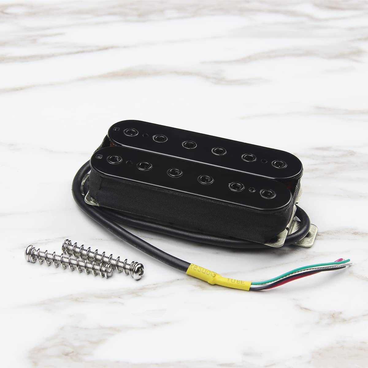 Fleor Alnico 5 Electric Guitar Bridge Pickup Double Coil Humbucker Pickups-Black