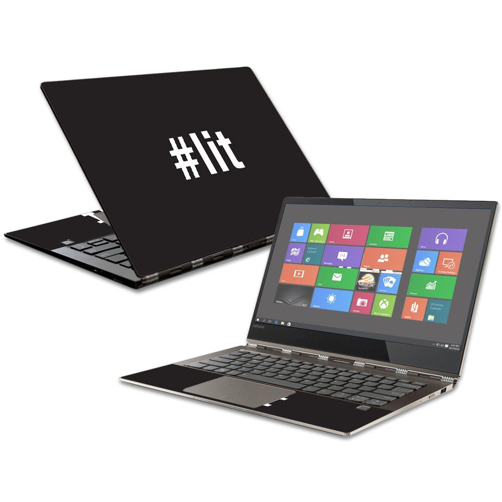 MightySkins Skin Compatible with Lenovo Yoga 920-13IKB - Lit 2 | Protective, Durable, and Unique Vinyl Decal wrap Cover | Easy t