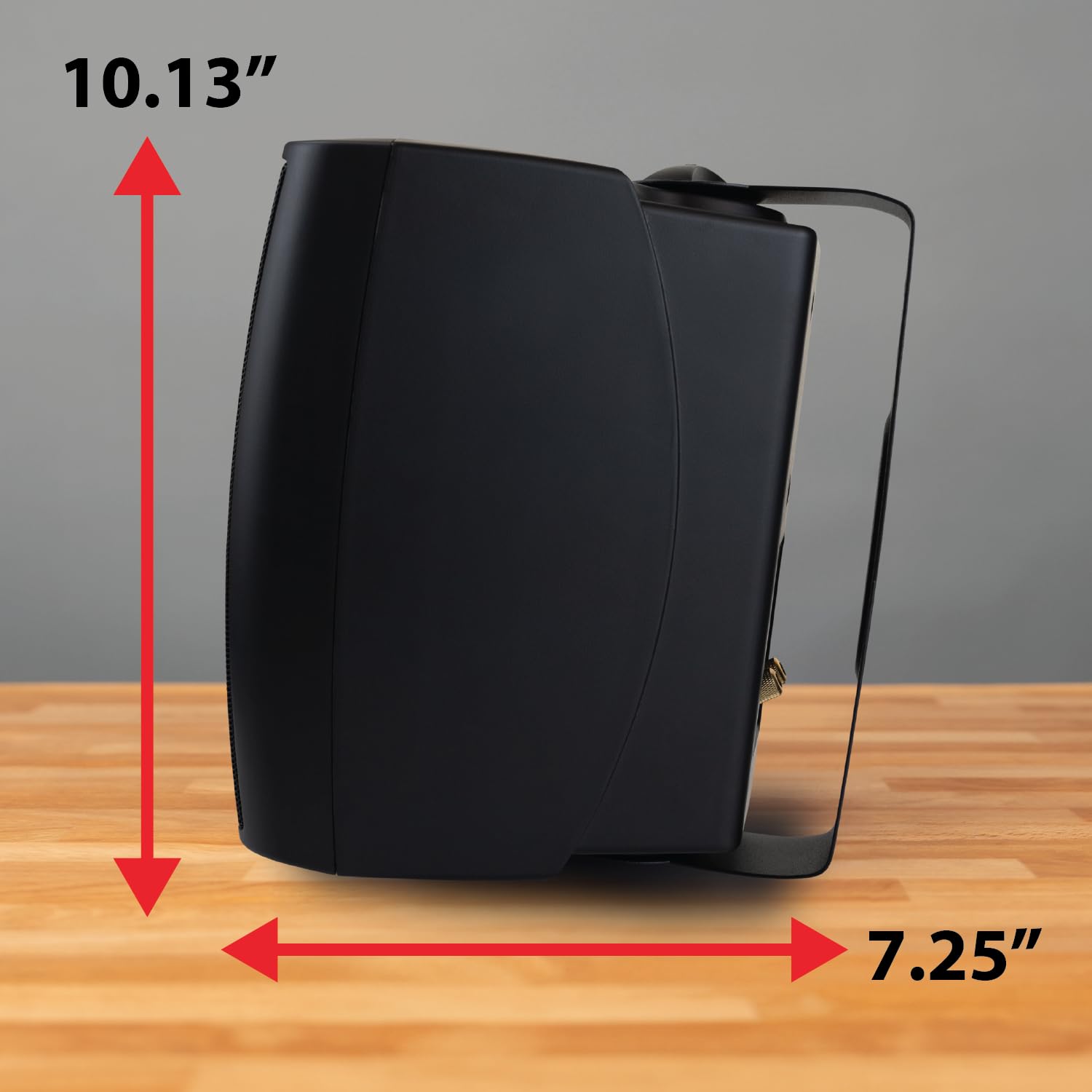 Dual Electronics Lu53Pb 5.25 3-Way High Performance Outdoor Indoor Wired Speakers | Effortless Set Up | Home, Pool, Patio, Garag