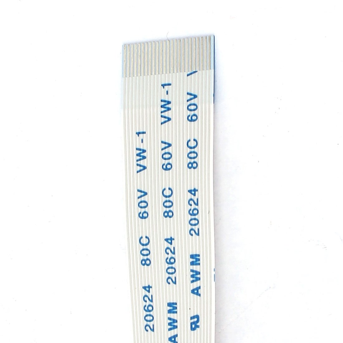 uxcell Flexible Flat Cable AWM 20624 24 Pin 0.5mm Pitch Plastic Blue 200mm