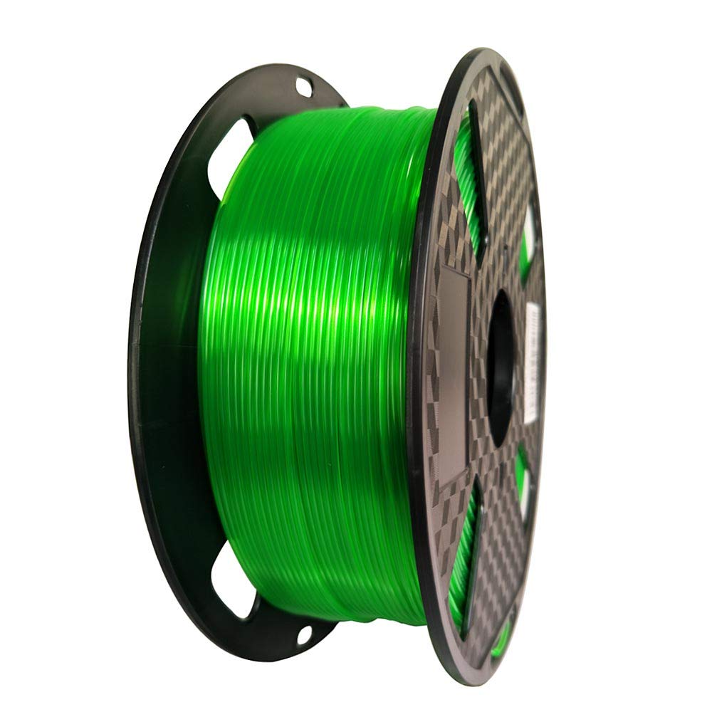 Translucent Green Petg Filament 1.75 Mm 1Kg 3D Printer Filament 2.2Lbs Spool 3D Printing Materials Fit Most Fdm Printer Easy To