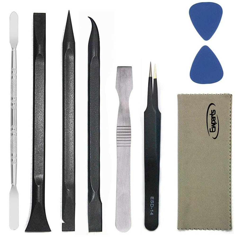 Ewparts 9 Pcs Professional Electronics Tool Kit Plastic Pry Tool Kits Opening Pry Tool Repair Kit Plastic Spudger Tool Kit Phone
