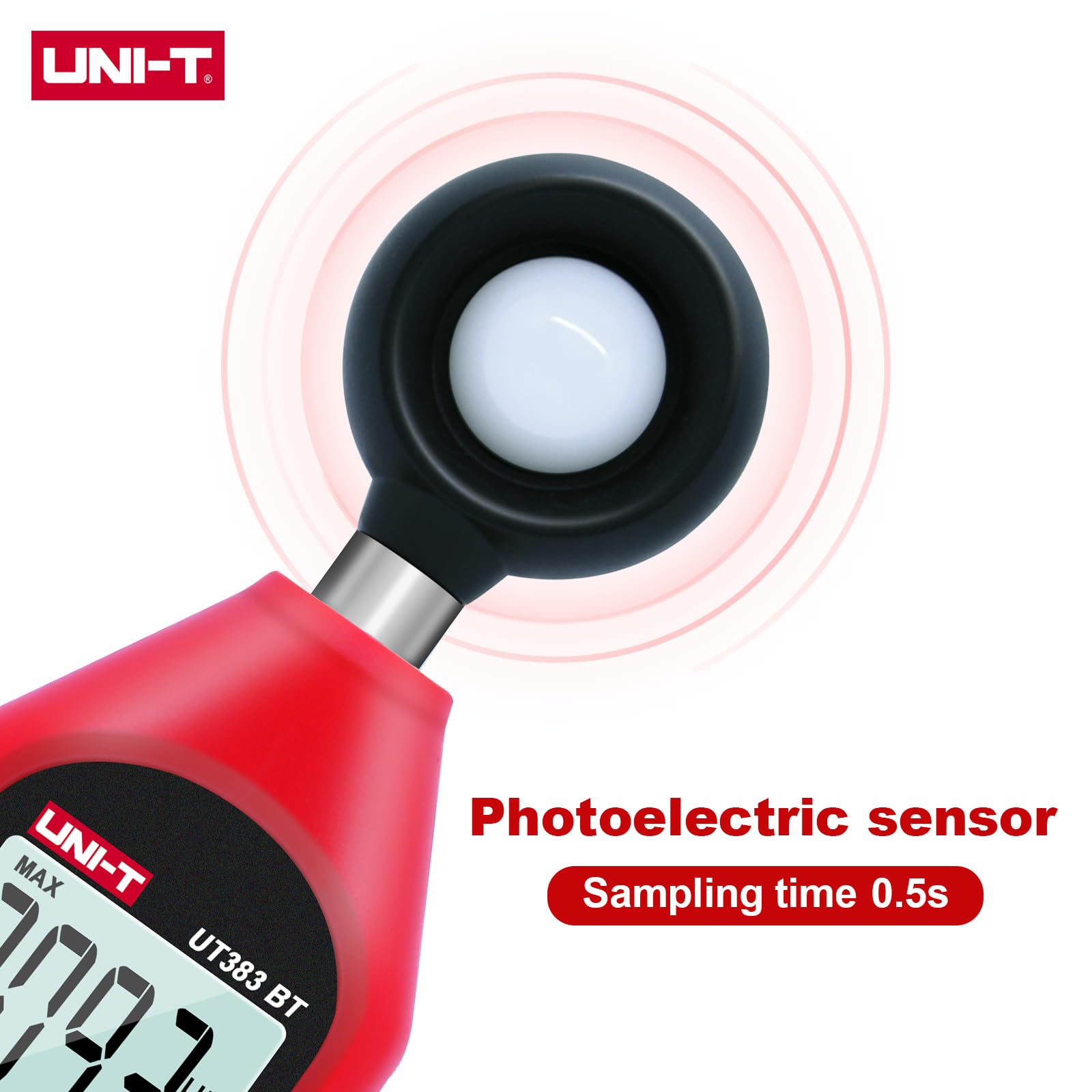 Uni T Ut383Bt Digital Illuminance Light Meter Tester Lux Meter 0~199,900 Lux (0~18,500 Fc) Foot Candles Luxmeter For Film Photog