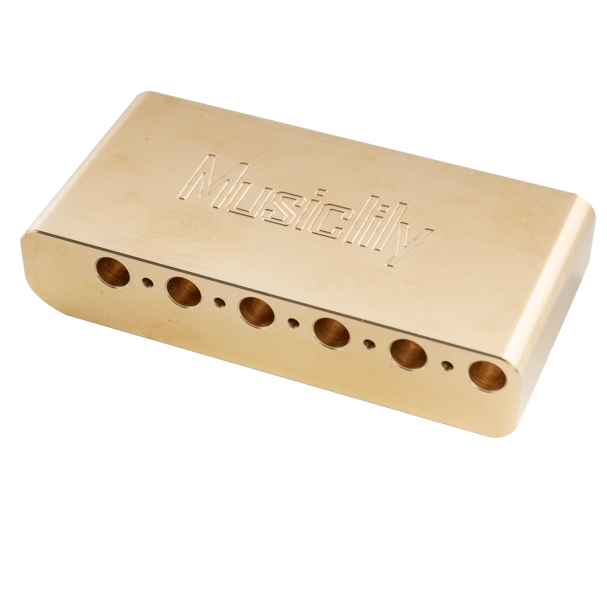 Musiclily Ultra 52.5Mm (2 1/16 Inch) Full Solid Brass 36Mm Short Tremolo Block For China Made Squier New After 2021 Affinity 2 P