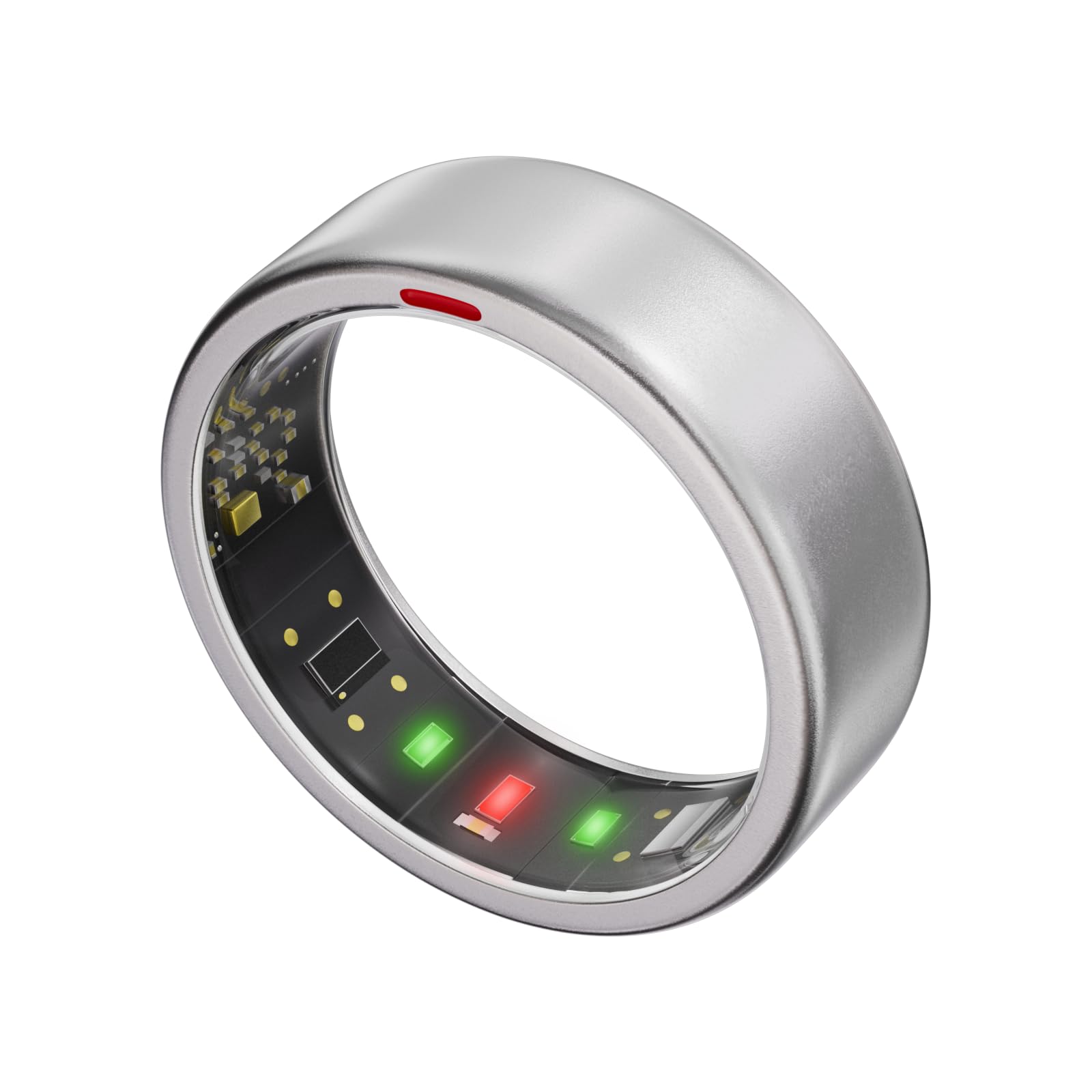 POBOVi Ring OnePlus - Ultra-Thin Titanium Smart Ring - 7 Days Battery Life - Fitness/SPO2/Stress/HR/Sleep Skin Temperature Track