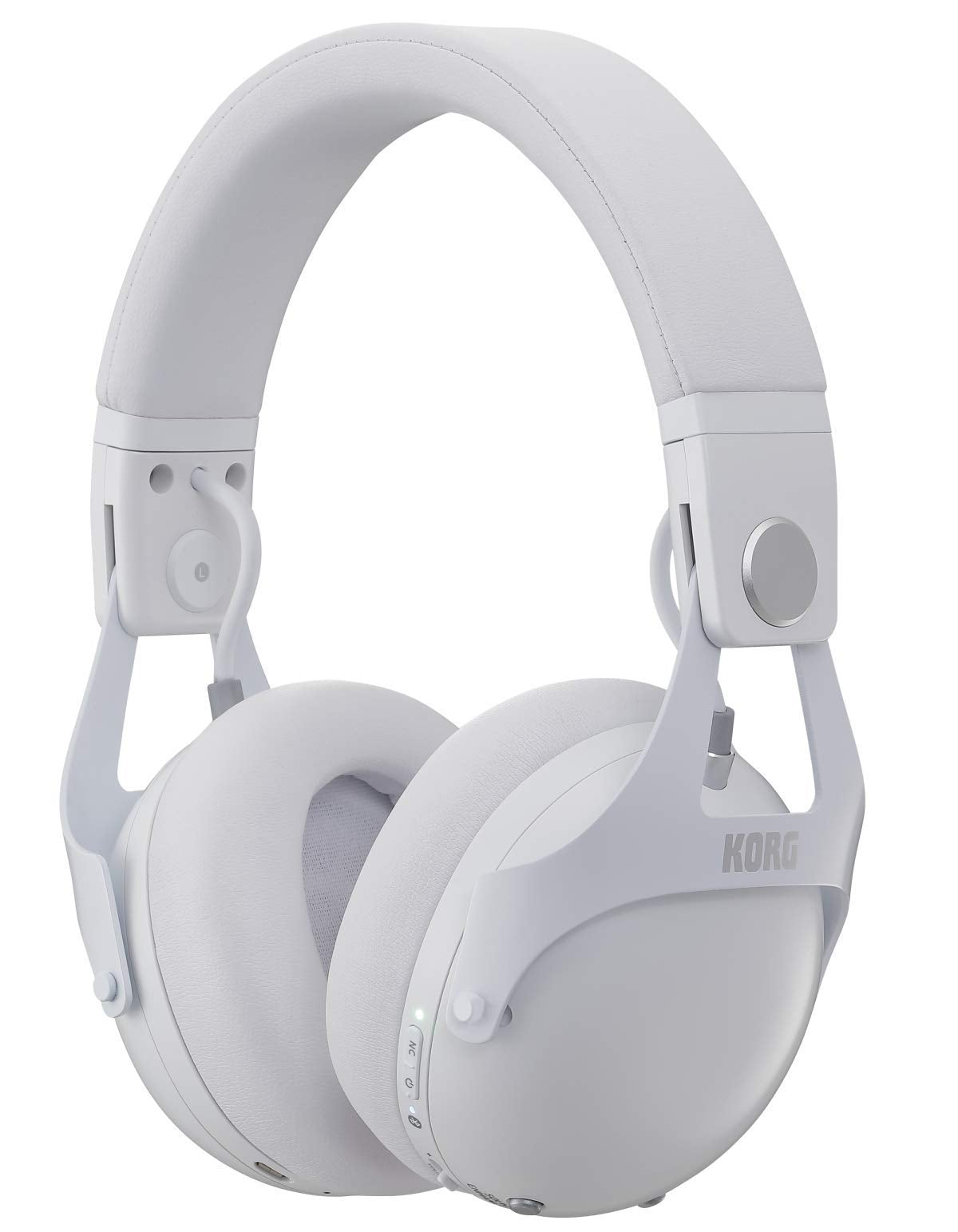 Korg Smart Noise Cancelling Dj Headphones, White Ncq1Wh