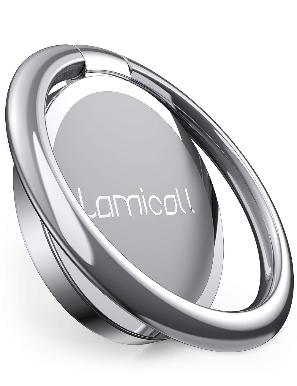 Cell Phone Ring Holder Finger Stand   Lamicall Phone Kickstand, Metal Grip Hook Work With Magnetic Car Mount, Compatible With Ph