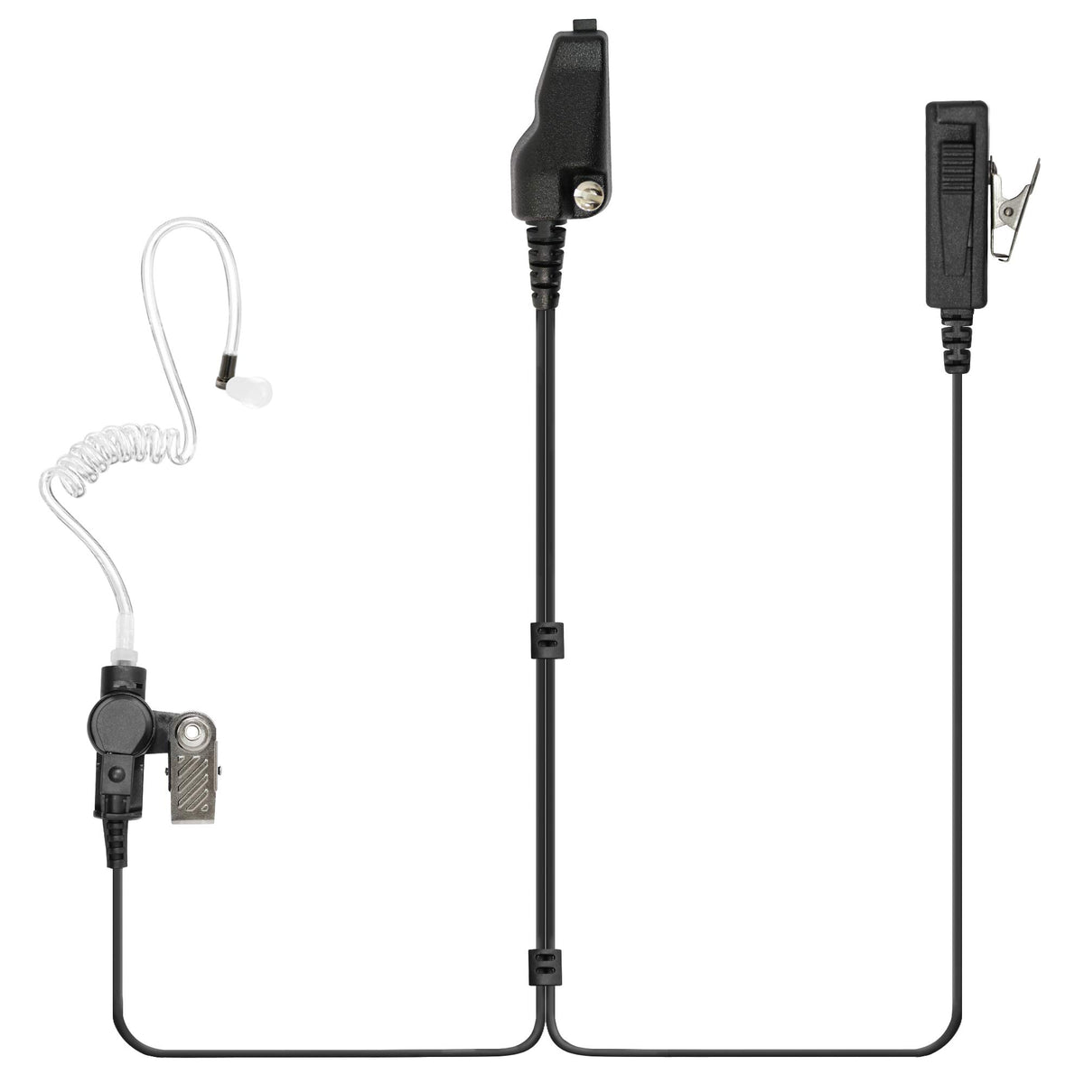 Vbll 2 Wire Surveillance Mic Ptt Headset Earpiece For Nx200 Nx300 Nx5200 Nx5300 Tk180 Tk290 Tk380 Tk390 Tk480 Tk2140 Tk3140 Tk21