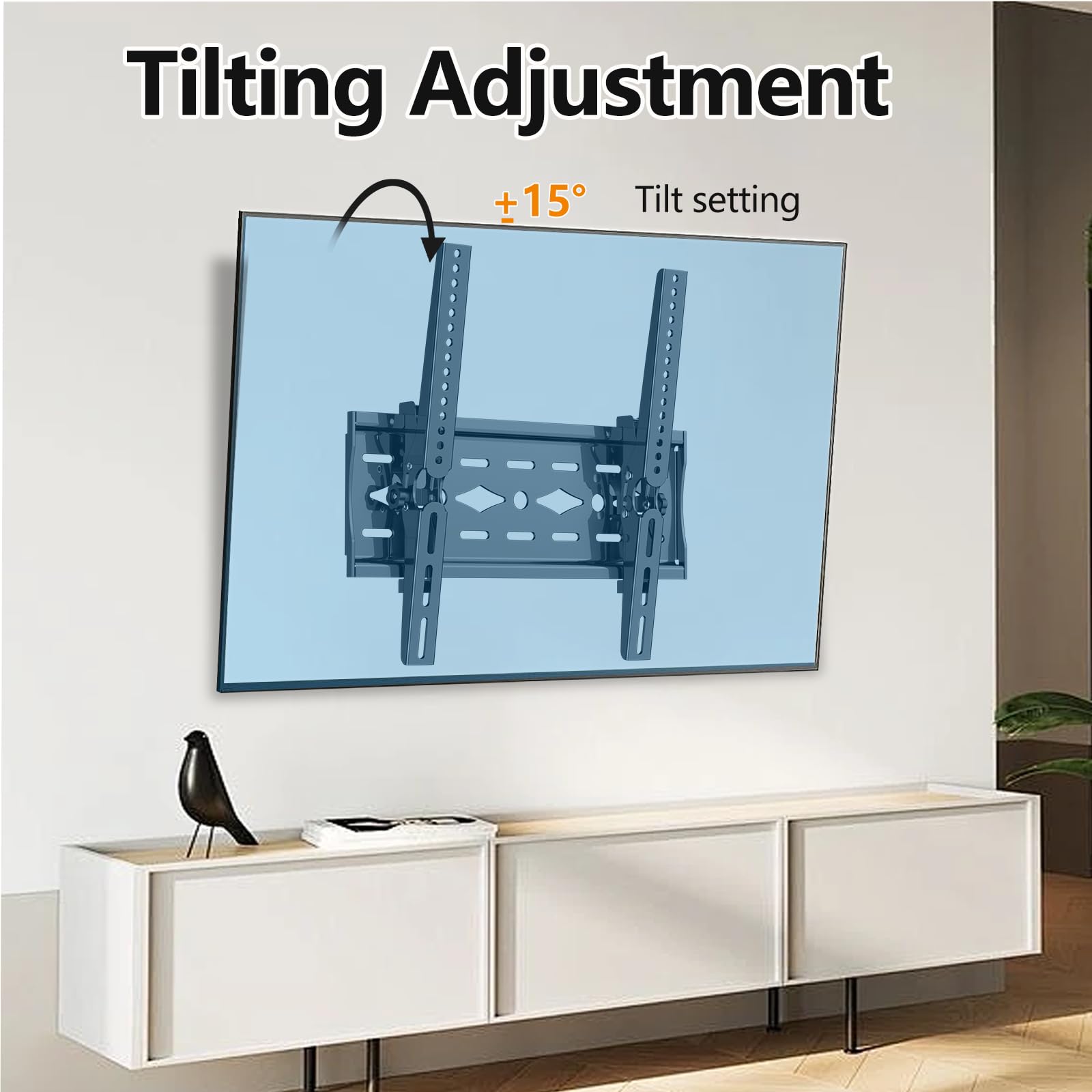Jxmtspw Tilt Tv Wall Mount, Tv Mount Bracket Mount For Most 26 63 Inches Tvs, Low Profile Wall Mount Led Lcd Plasma Flat Curved