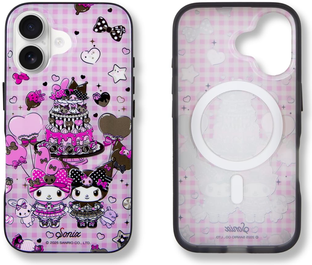 Sonix Case for iPhone 17 | Compatible with MagSafe | 10ft Drop Tested | Kuromi & My Melody 20th Anniversary