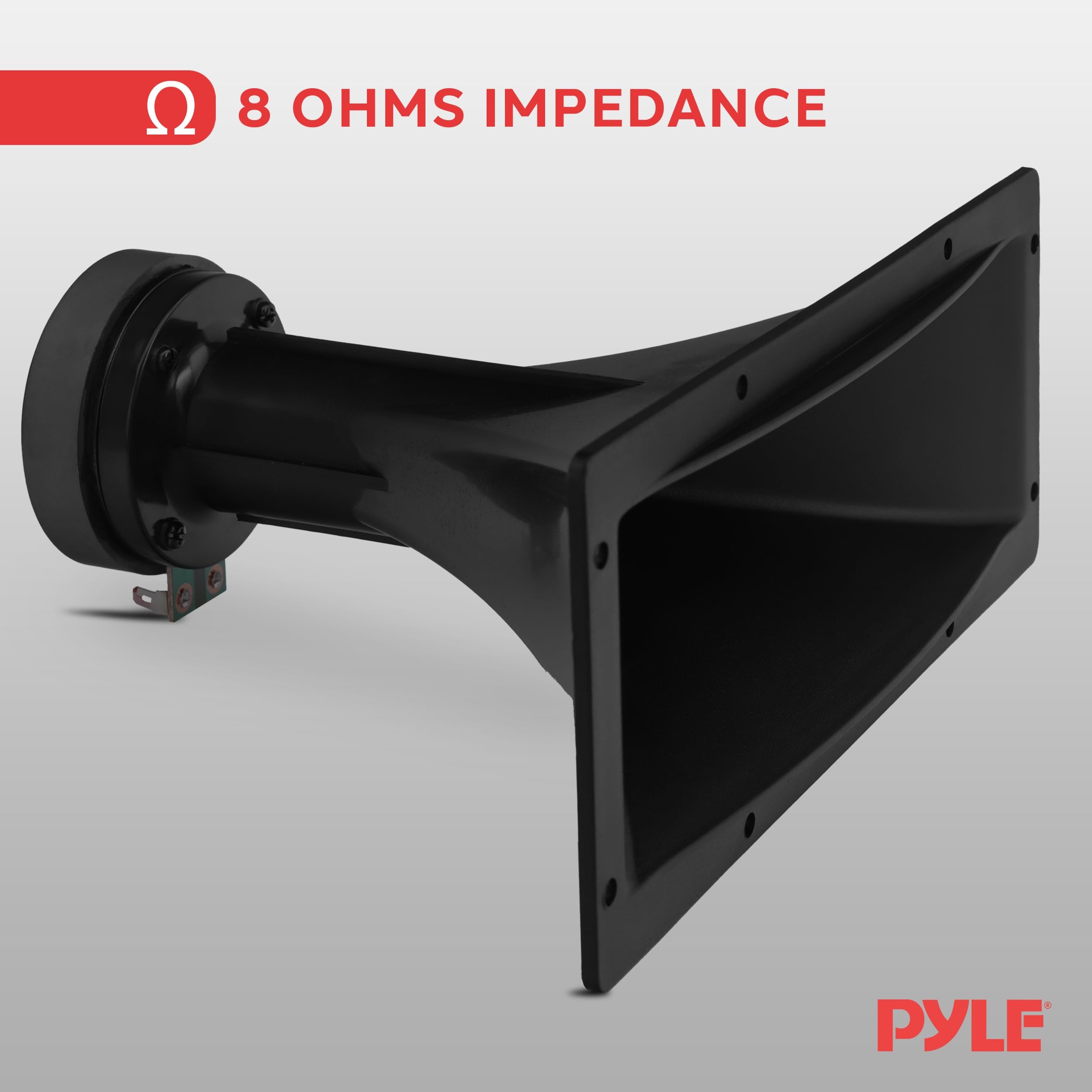 Pyle 4X10 Inch Horn Tweeter Speaker   Heavy Duty 200 Watt High Power Horn Audio Tweeter System W/ 25Mm Voice Coil, 20 Oz Magnet