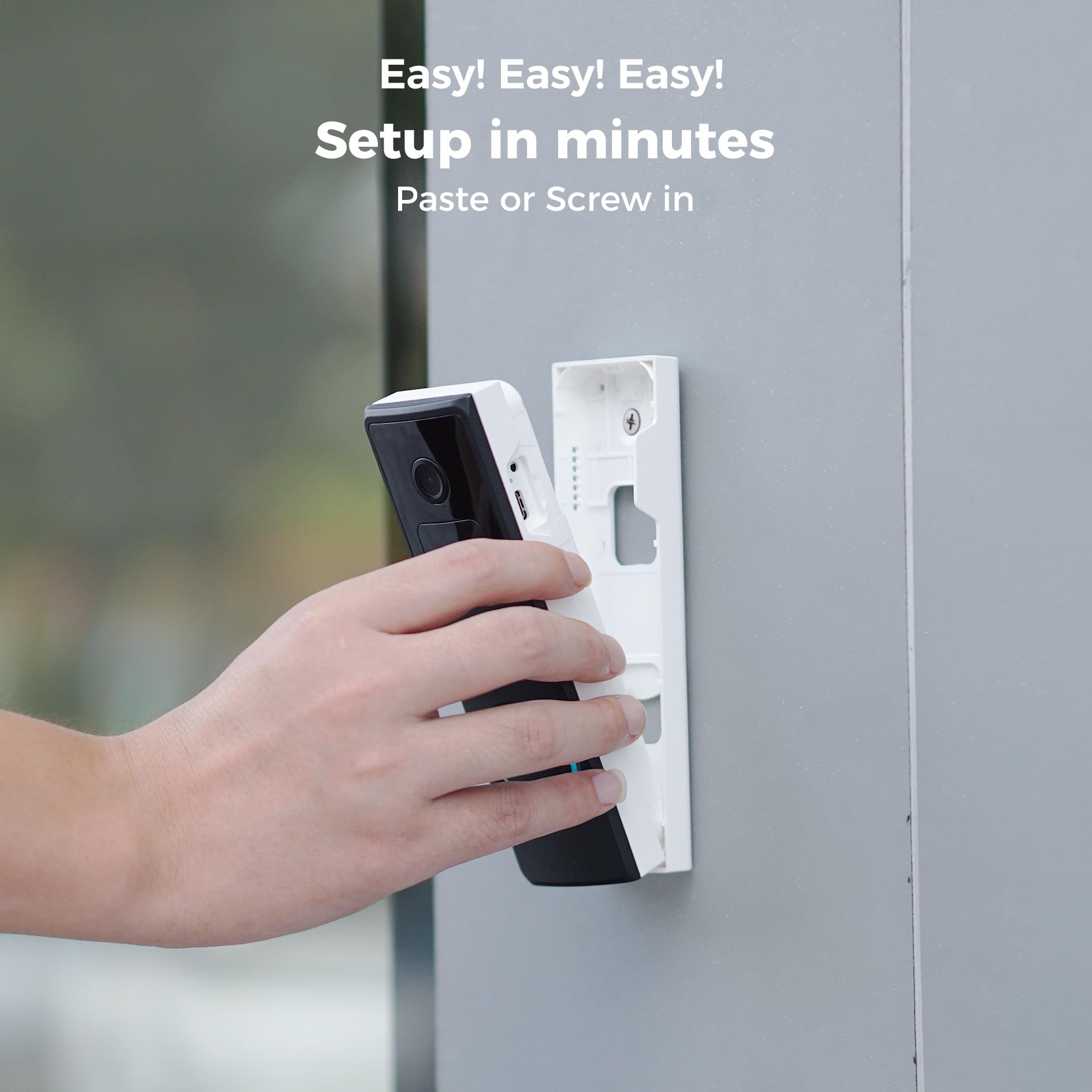 Sovmiku D2A Alexa Home Surveillance Battery Waterproof Wireless Video Doorbell With Chime,4 Times Charge For 1 Year, Audible Ala