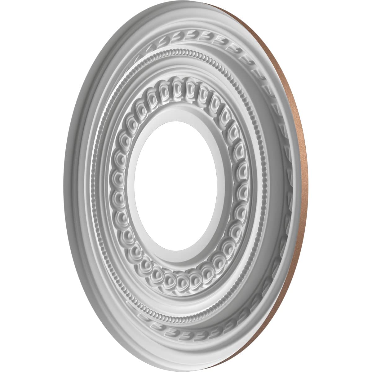 Ekena Millwork 10Od X 3 1/2Id X 3/4P Cole Thermoformed Pvc Ceiling Medallion (Fits Canopies Up To 4 1/4), Aged Copper