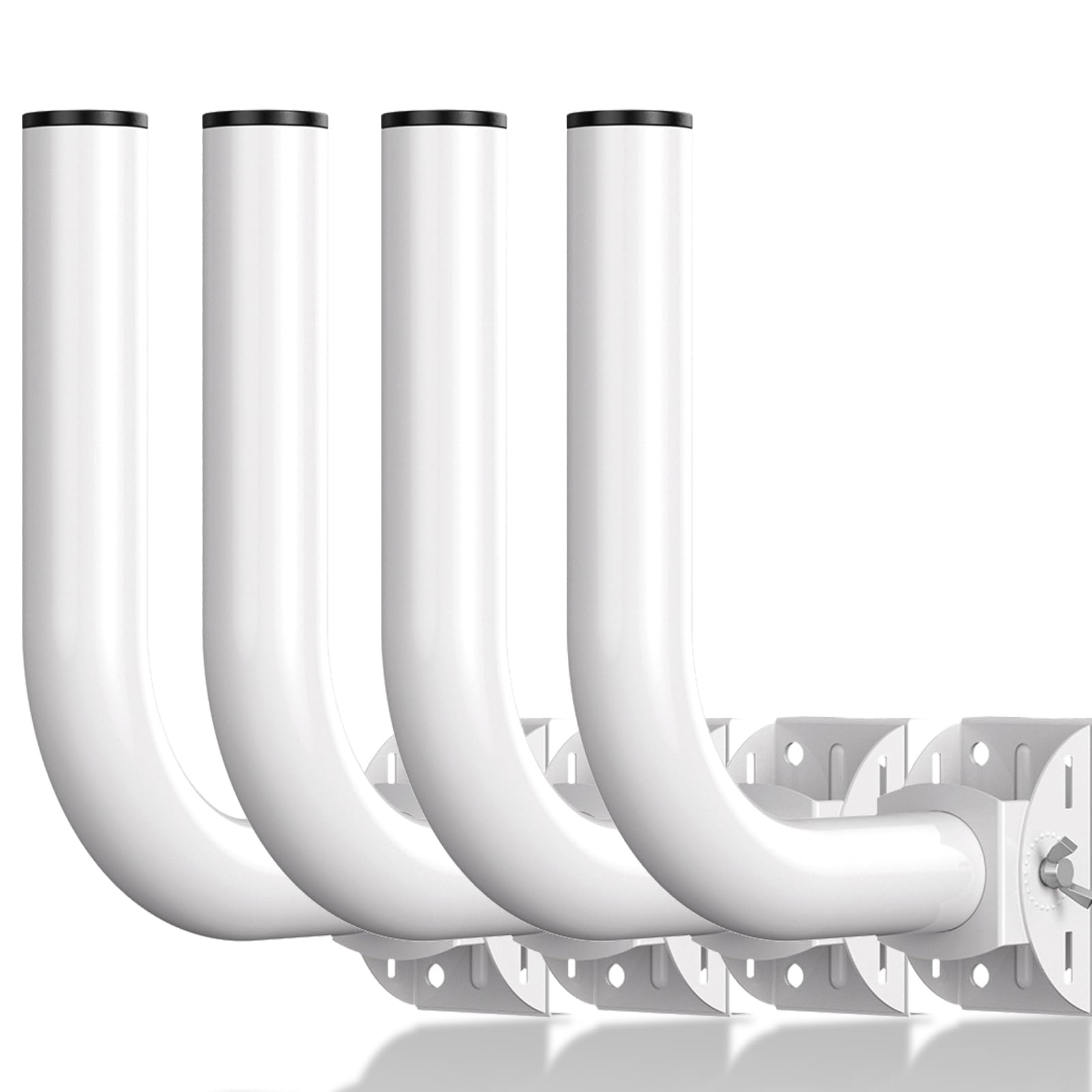 Ueevii Universal Wireless Bridge Bracket Mount, Pole And Wall Mounted Mount For Outdoor Point To Point Ap Access Point Client Bridge Cpe,4 Pack