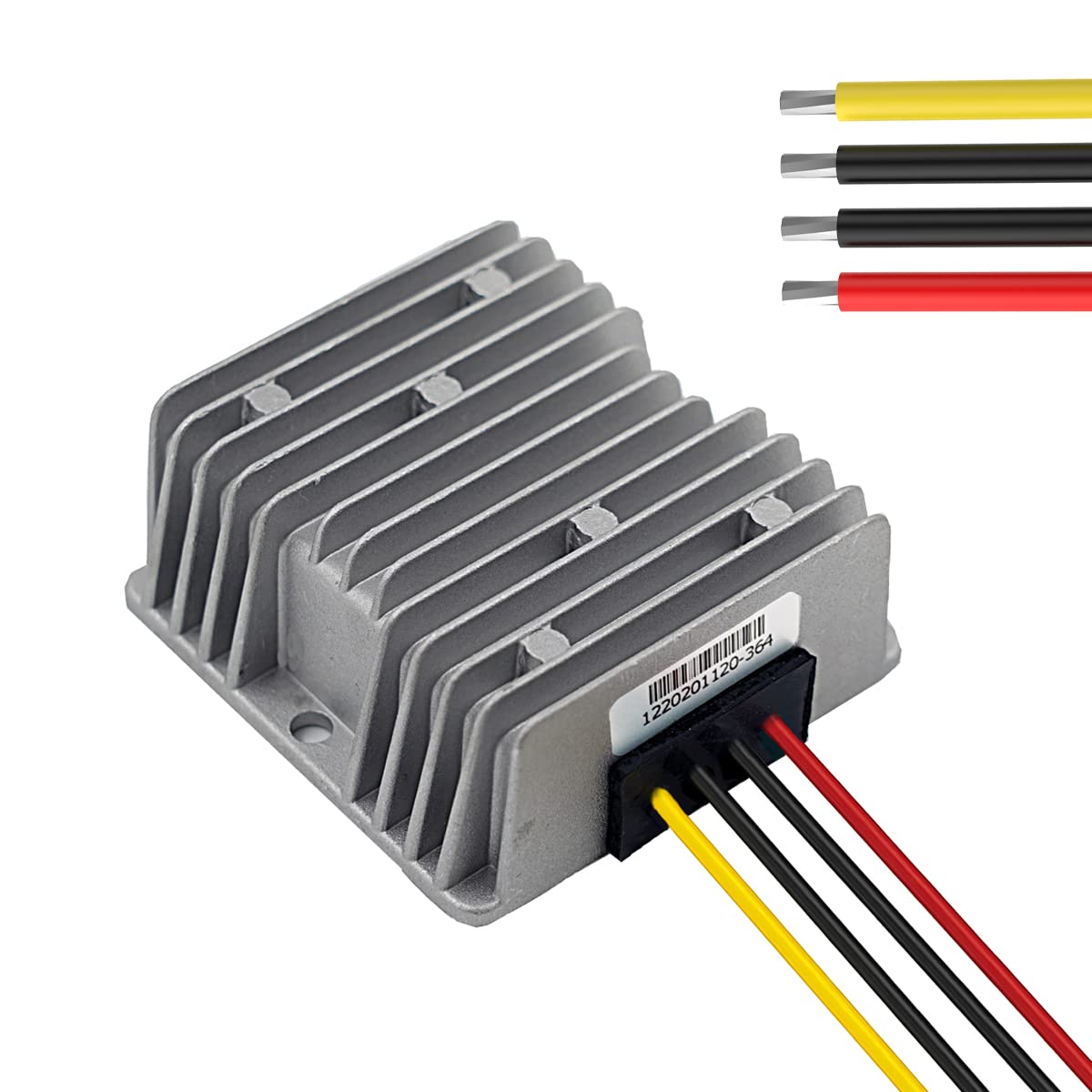 24V To 12V Converter, Step Down Converter 30A 360W For Heavy Duty Truck Car Power Reducer Converter For Auto Car Truck Vehicle B