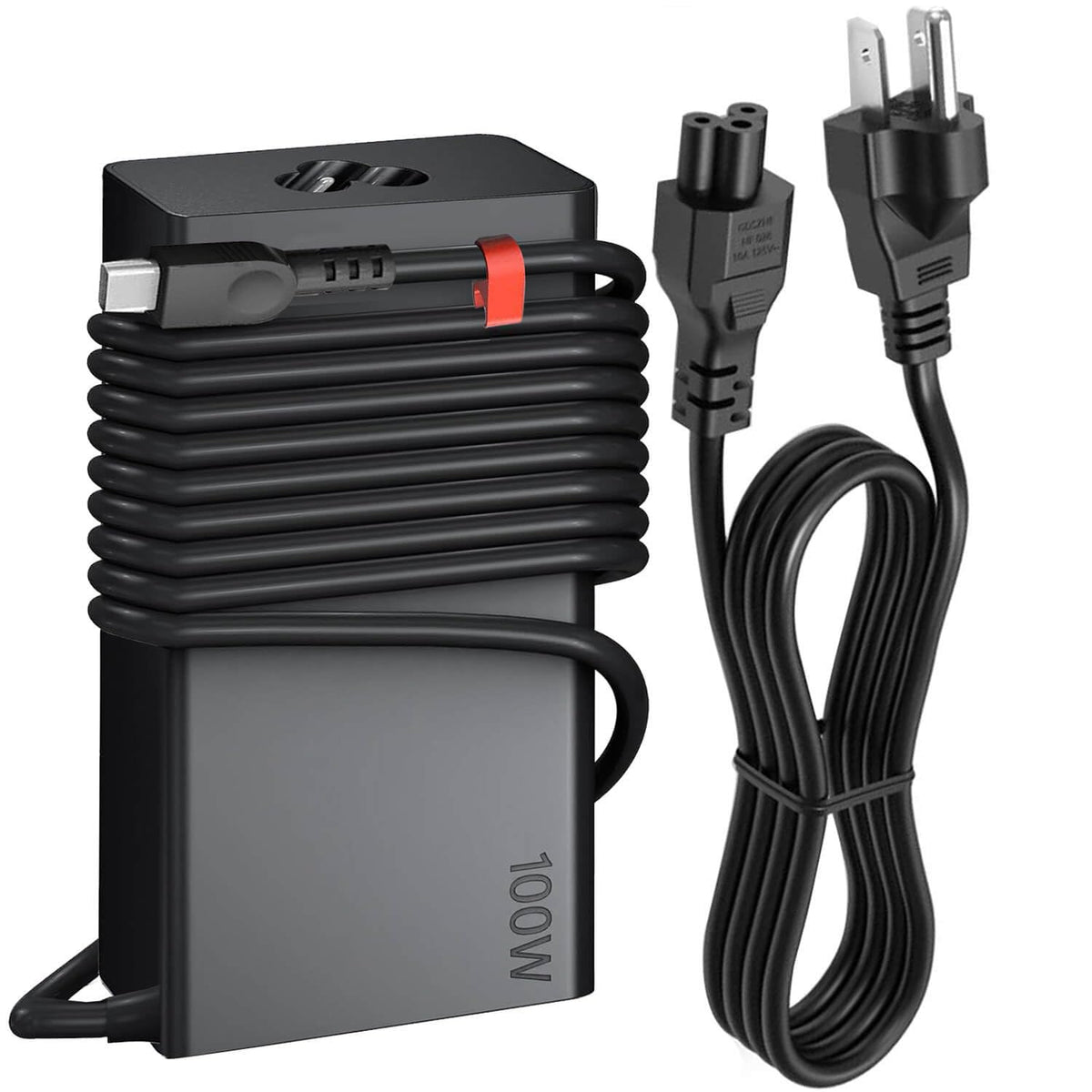 New Slim 100W Usb C Laptop Charger For Lenovo Laptop Charger Usb C Thinkpad/Yoga/Chromebook, 100W Usb C Charger For Macbook, Hp, Asus, Acer, Msi, Dell Computer Laptop Charger Ac Adapter