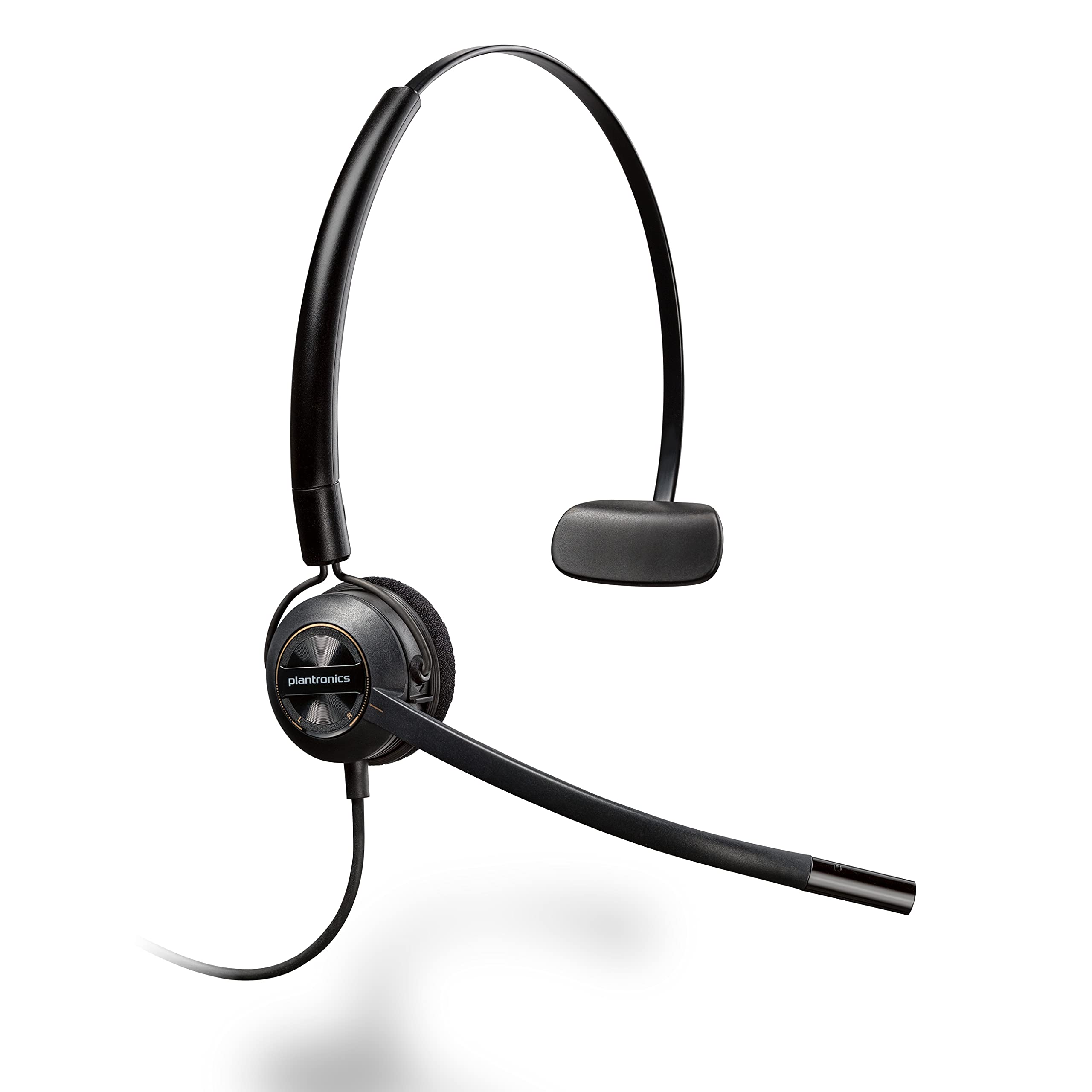 Plantronics   Encorepro Hw540 Convertible Headet   Wired Convertible (3 Wearing Styles) Headset With Boom Mic   Connect To Your 