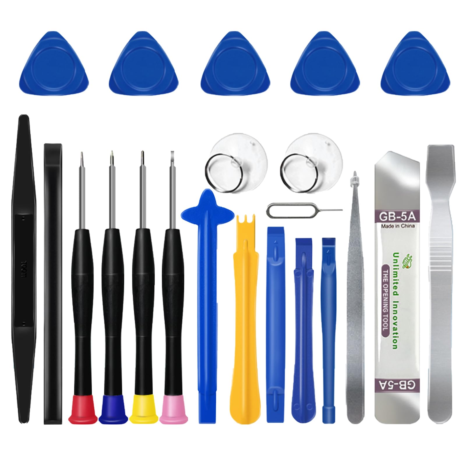 Efaithfix 22 In 1 Repair Tool Kit, 22 Piece Opening Pry Tool Screwdriver Set, Electronics Magnetic Precision Screwdriver Set For