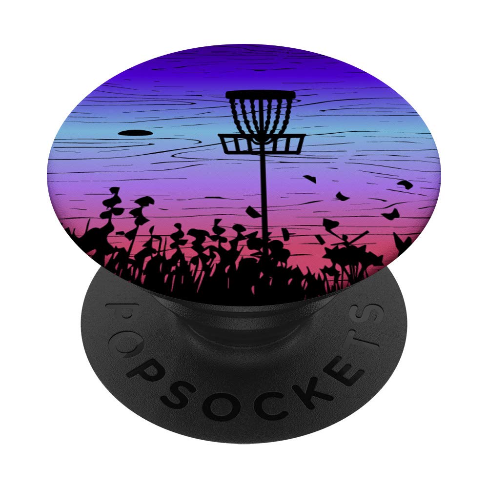 Frisbee Golf Target Basket Fun Ny Disc Golf Gift Popsockets Popgrip: Swappable Grip For Phones & Tablets