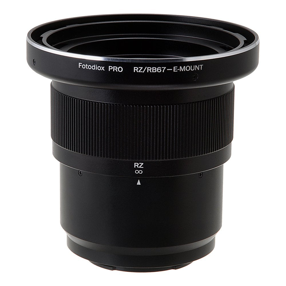 Fotodiox Pro Lens Mount Adapter with Focusing Barrel, for Mamiya RB67 & RZ67 Lenses to Sony EMount Mirrorless Camera Adapter (A