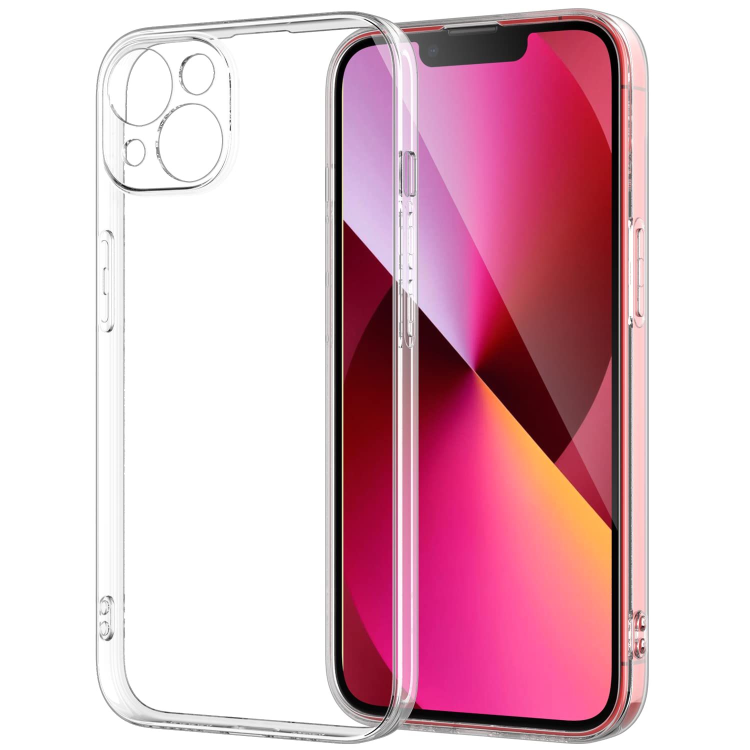 Shamo'S Clear Tpu Case For Iphone 14 Plus   Ultra Slim, Shockproof, Anti Yellowing, Scratch Resistant, Wireless Charging Compati