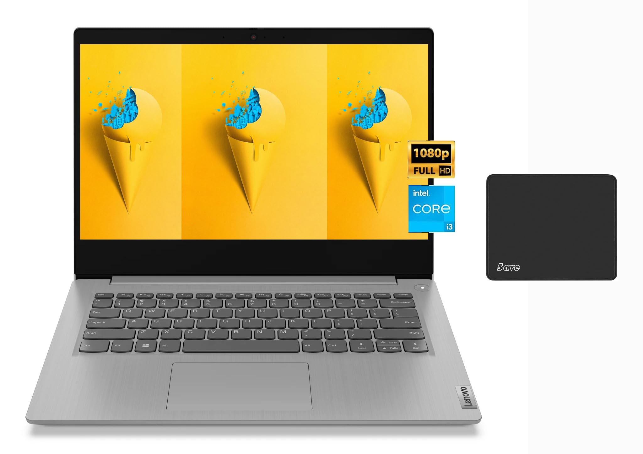 Lenovo Ideapad 3i Business Laptop, 14 FHD Display, 11th Gen Intel Core i3-1115G4 Processor, Intel UHD Graphics, 20GB RAM 512GB P