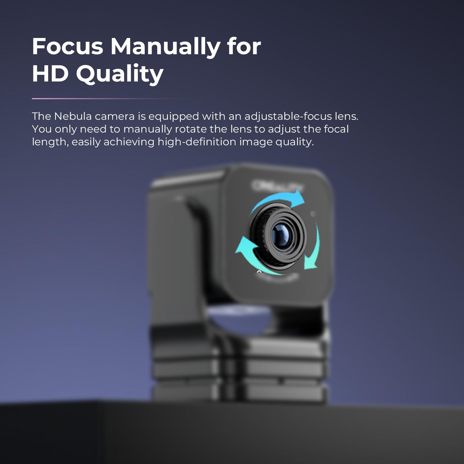 Nebula Camera For 3D Printers, Compatible With Nebula Pad, Sonic Pad, Ender-3 V3 Ke, Cr-10 Se, Holot-Mage Pro, Hd Quality,Real-T