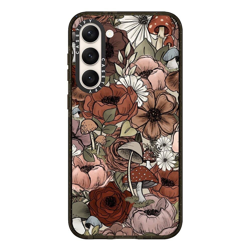 Casetify Impact Samsung Galaxy S23+ Case [4X Military Grade Drop Tested / 8.2Ft Drop Protection]   Forest Florals By Kt'S Canvas