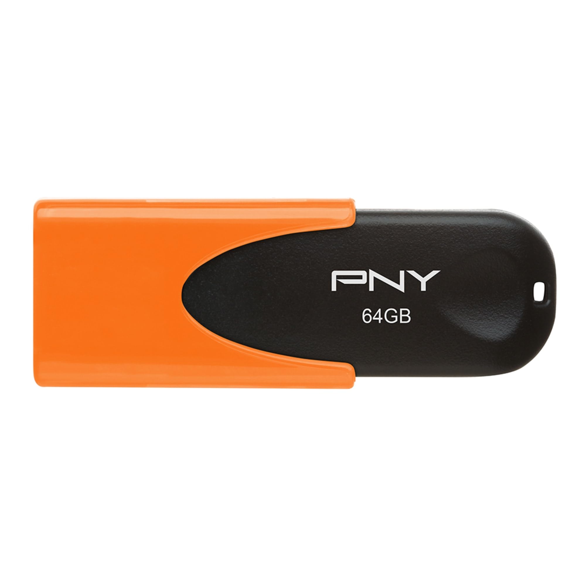 PNY Attach   4 USB 2.0 Flash Drive, 64GB, Assorted Neon Colors