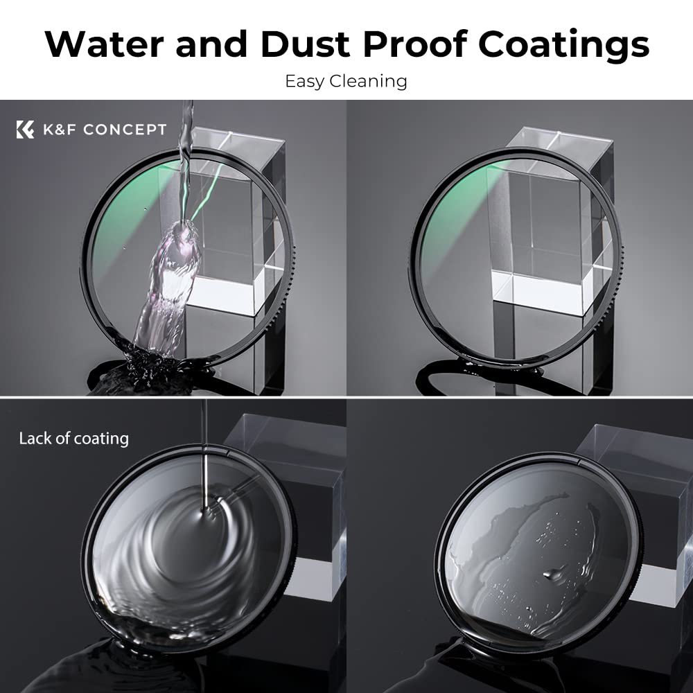 K&F Concept 39Mm Mc Uv Protection Filter With 28 Multi Layer Coatings Hd/Hydrophobic/Scratch Resistant Ultra Slim Uv Filter For
