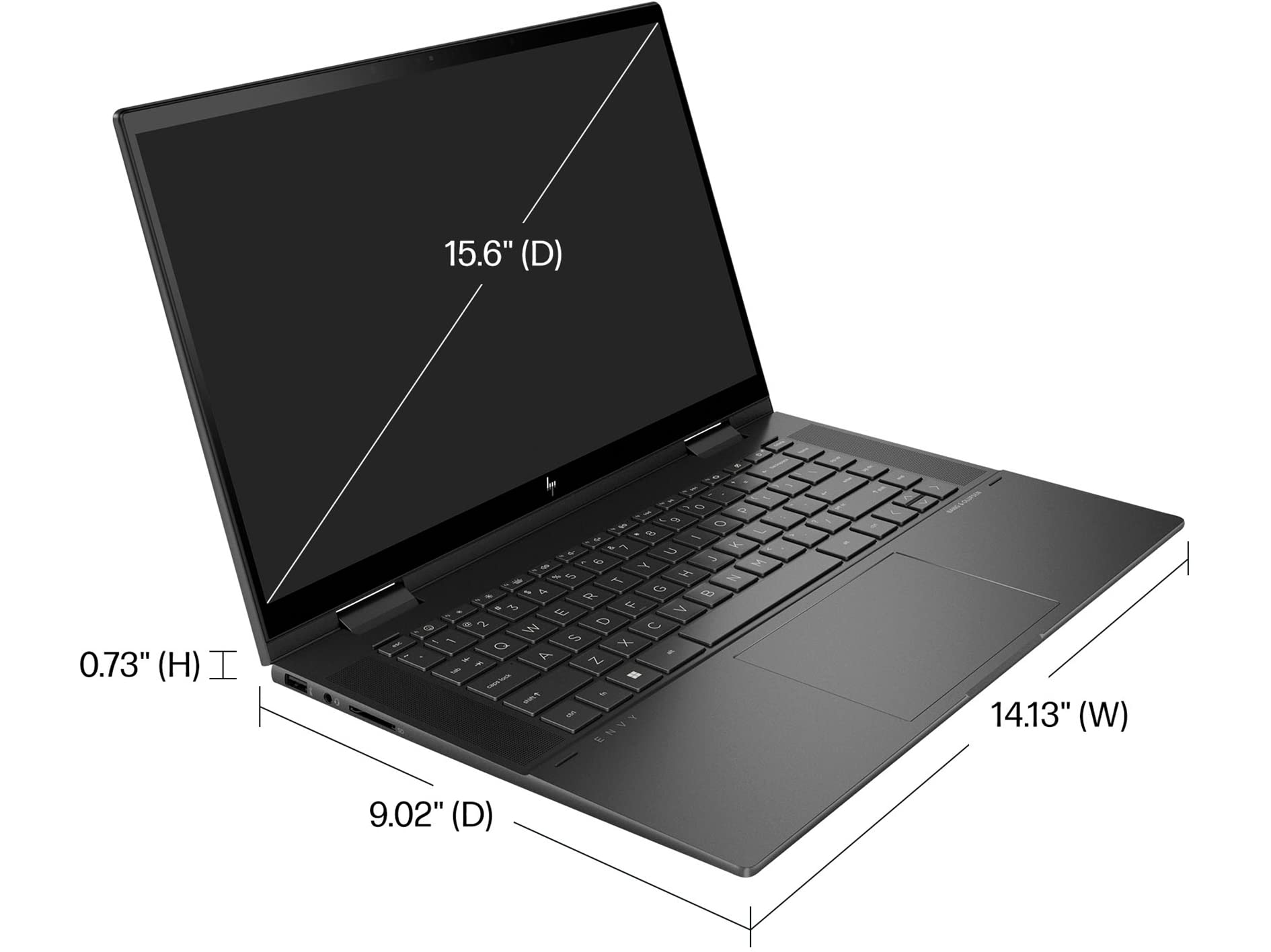 Hp 2023 Envy X360 2-In-1 15.6'' Fhd Touchscreen Laptop, Amd Ryzen 7-5825U (Beats I7-1165G7), 32Gb Ram, 1Tb Pcie Ssd, Backlit Key