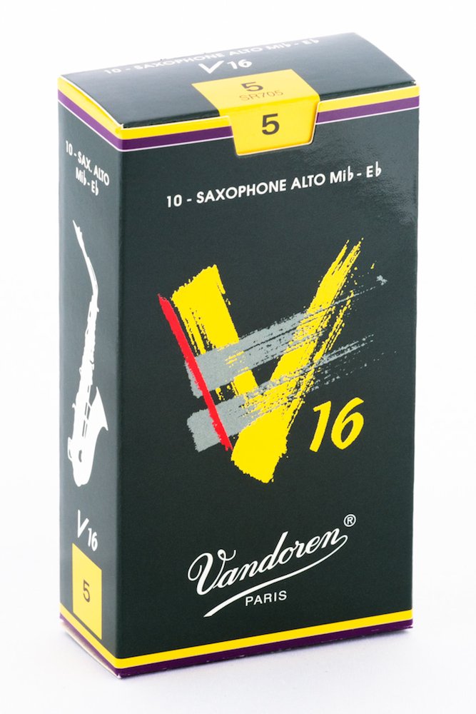 Vandoren Sr705 Alto Sax V16 Reeds Strength 5 Box Of 10