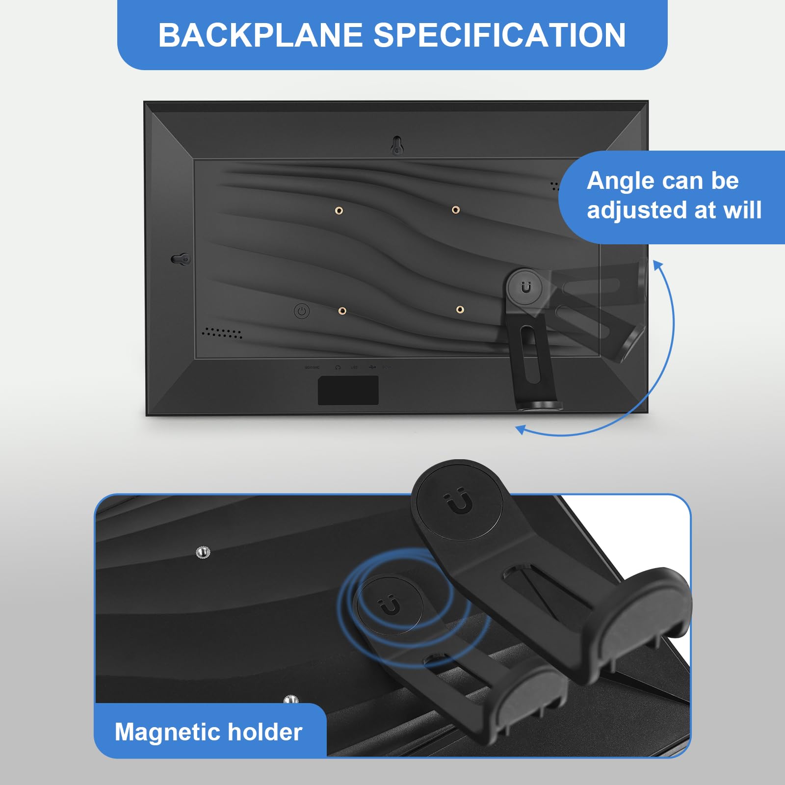 Digital Picture Frame 32G Wifi   15.6 Inch Digital Photo Frame With 1920 * 1080 Ips Fhd Touch Screen. Auto Rotate Electronic Pic