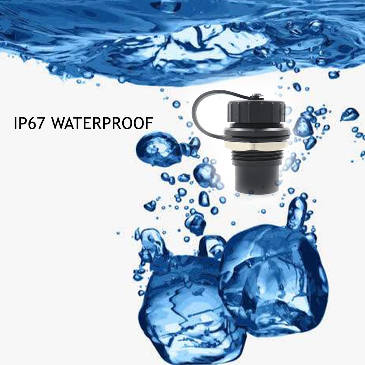 Penglin 5Pcs Usb3.0 Waterproof Connector,Industrial Panel Mount Bulkhead,Female To Female Feed Thru Data Transfer Coupler