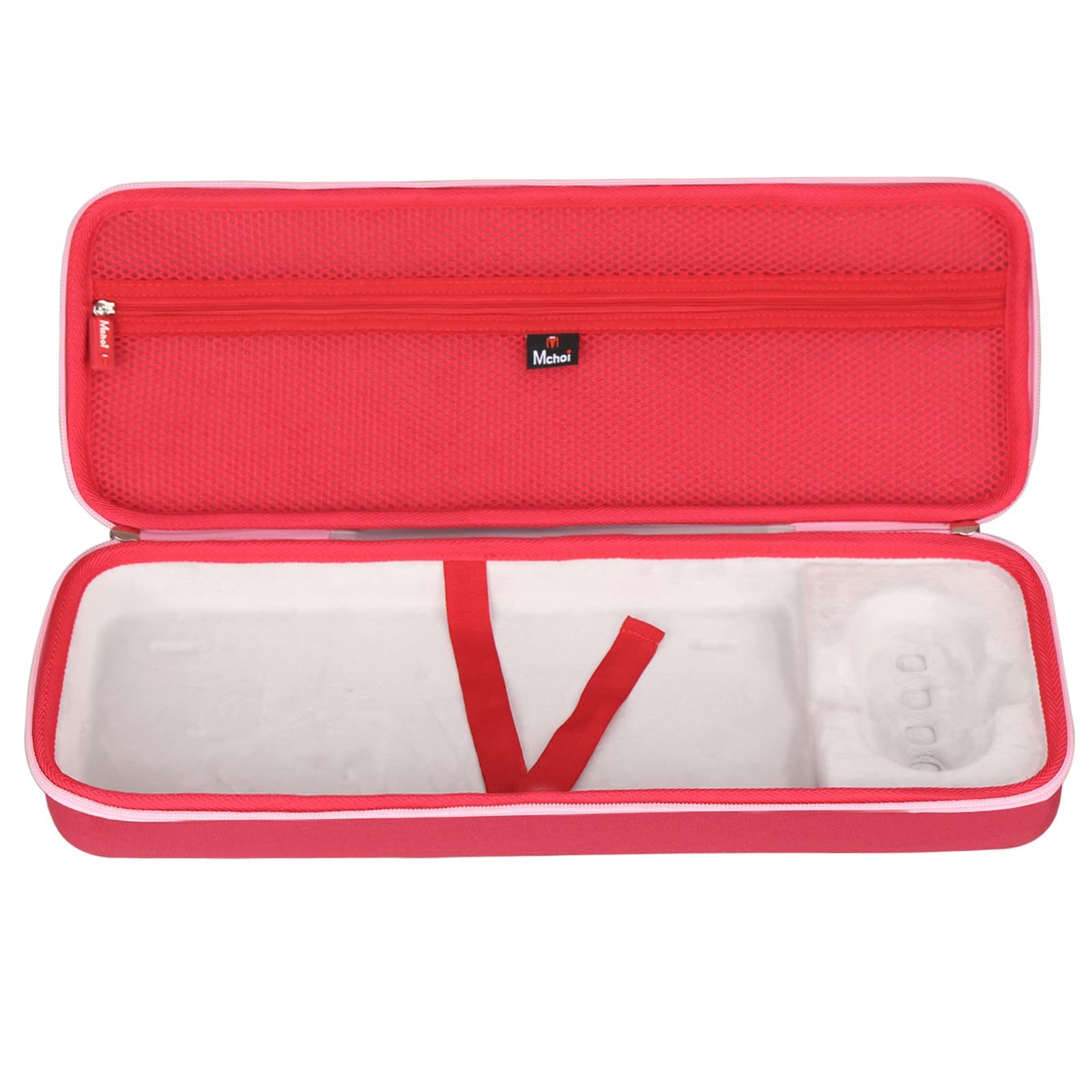 Mchoi Shockproof Carrying Case For Logitech Pop Keys Mechanical Wireless Keyboard With Customizable Emoji Keys, Pink, Case Only