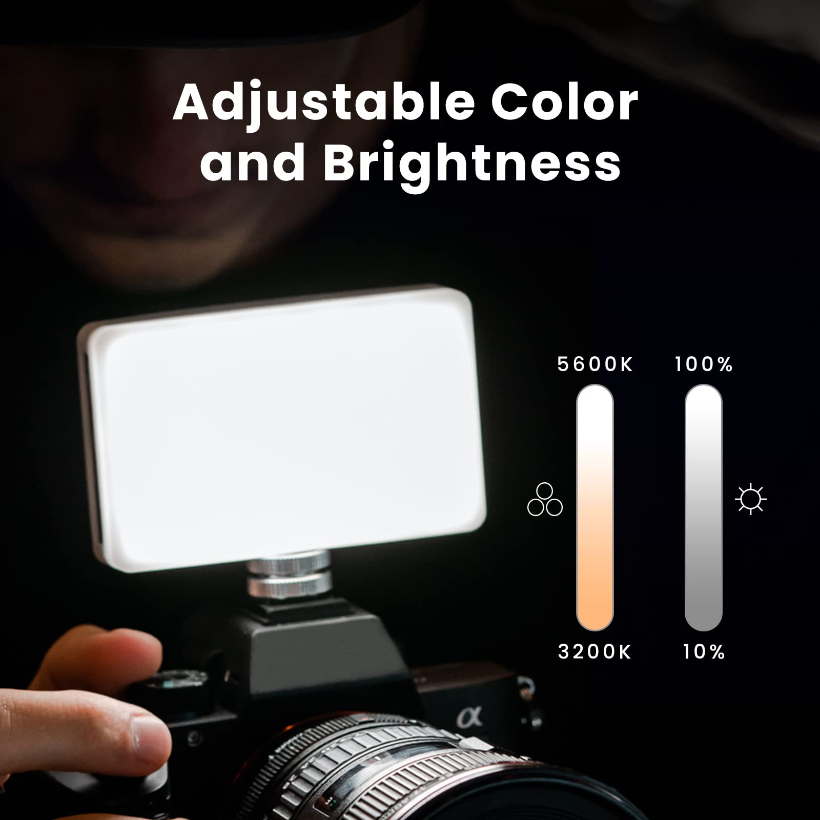 Lume Cube Bicolor Panel Mini Led Light For Professional Dslr Cameras | Adjustable Panel Mini, Lcd Display | Photo And Video Ligh