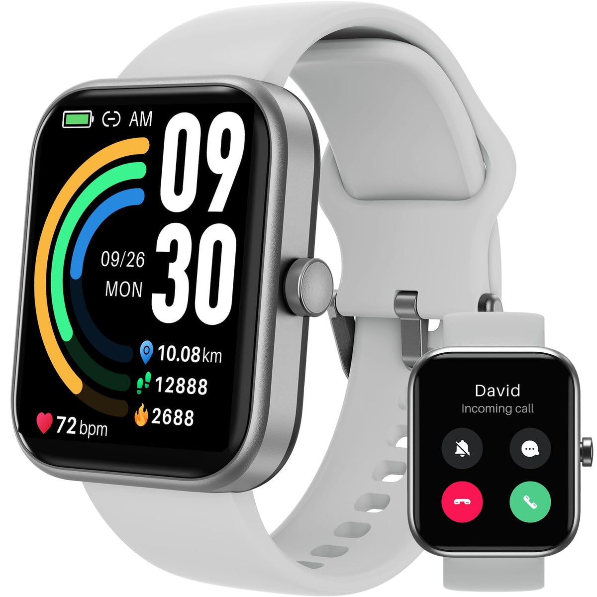 Tozo 2024 New Upgraded Smart Watch For Men Women For Iphone & Android, 1.83'' Fitness Tracker Bluetooth Call [Answer/Make], Ip68