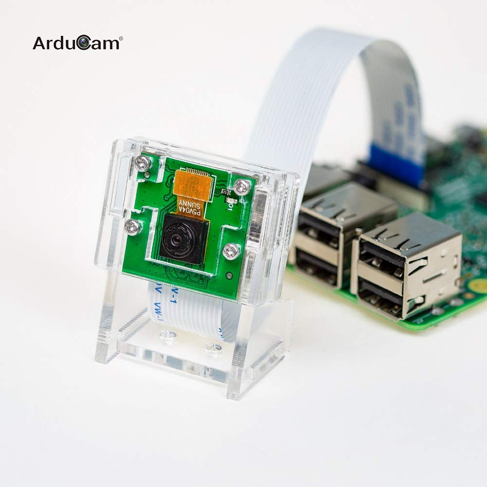 Arducam For Raspberry Pi Camera Module With Case, 5Mp 1080P For Raspberry Pi 5, 4, 3/3B+ And More