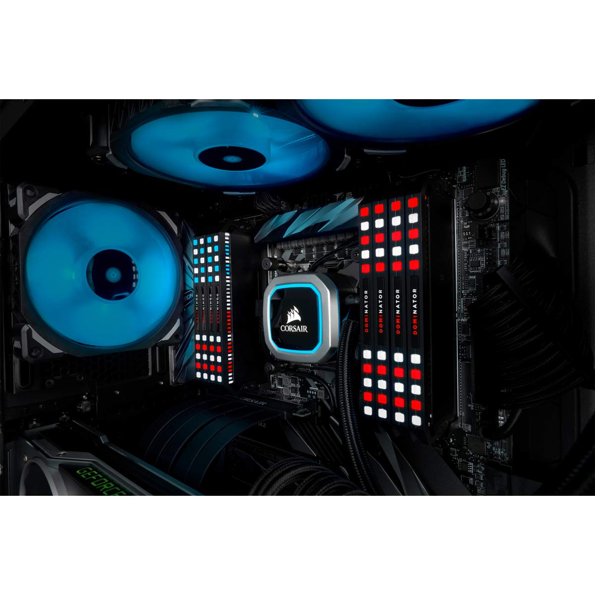 Corsair Dominator Platinum Rgb 16Gb (2X8Gb) Ddr4 3200 (Pc4-25600) C16 1.35V, Optimized For Amd Ddr4 Systems