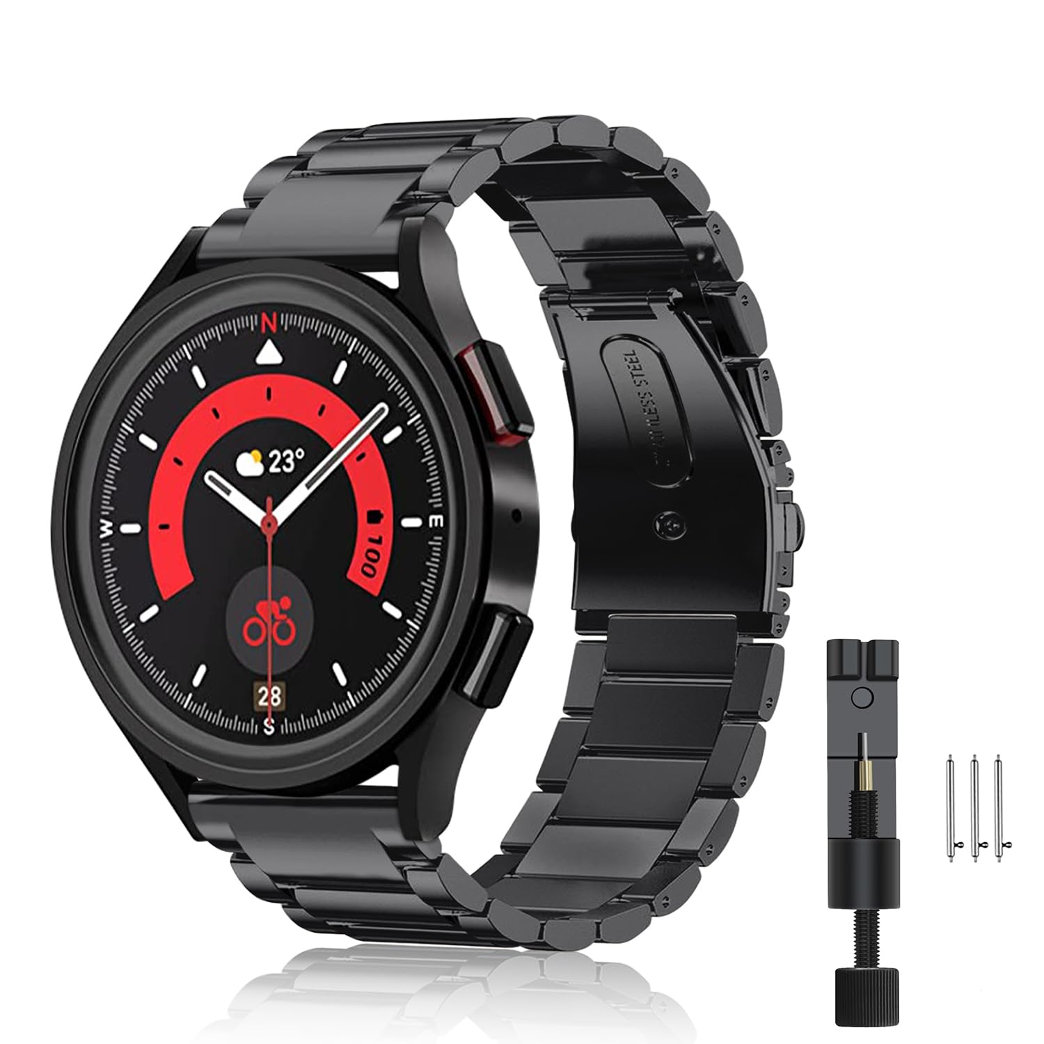 Fintie Band Compatible With Samsung Galaxy Watch 7/6/5/4 40Mm 44Mm, Fe 40Mm, Galaxy Watch 6/4 Classic 47Mm 43Mm/42Mm 46Mm, Watch