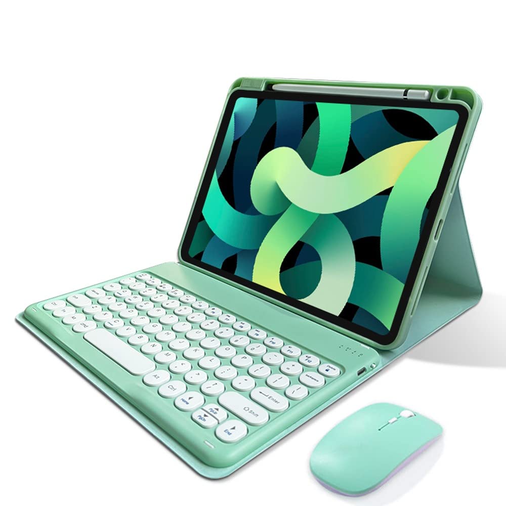 Ipad 9Th/8Th/7Th Gen 2021/2020/2019 10.2 Inch Keyboard Case With Mouse, Ipad Air 3/Ipad Pro 10.5 Keyboard Case With Pencil Holde