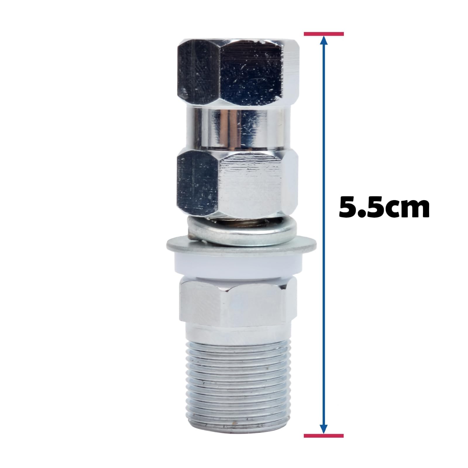 Hyshikra So239 To 3/8 X 24 Antenna Adapter, Heavy Duty Cb Antenna Stud Mount Adaptor With Uhf Female Connector For Mounting Cb A