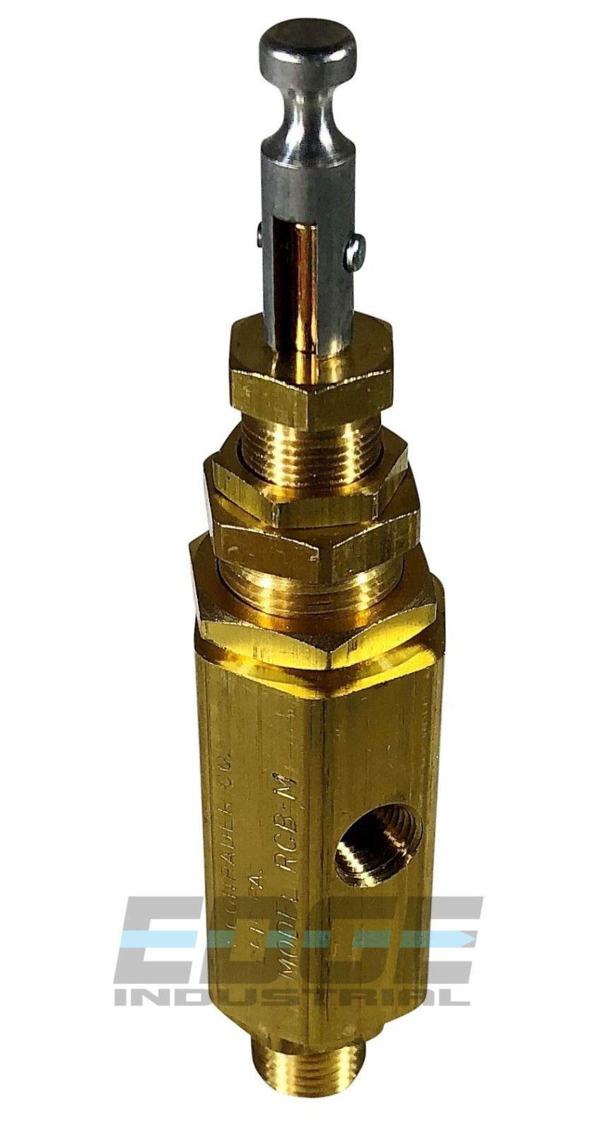 Pilot Unloader Discharge Valve Air Compressor, 1/4'' Male Npt Mnpt (150 175 Psi)