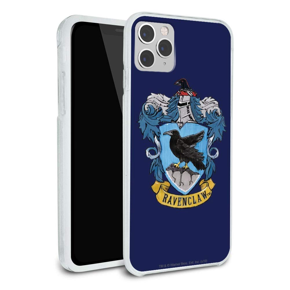 Harry Potter Ravenclaw Painted Crest Protective Slim Fit Hybrid Rubber Bumper Case Fits Apple Iphone 8, 8 Plus, X, 11, 11 Pro,11