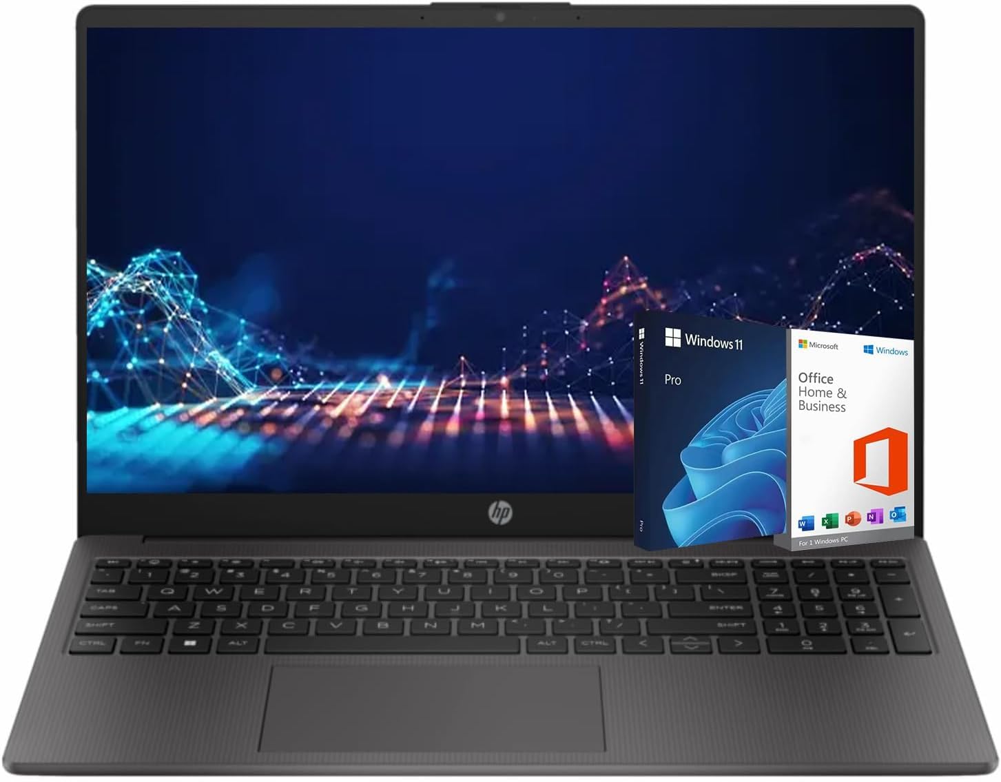 Hp 255 G10 Laptop For Home Or Work, 64Gb Ram, 2Tb Ssd, 15.6'' Full Hd, Ryzen 3 7330U (Beat Intel I5 1135G7), Bluetooth Earbud, W