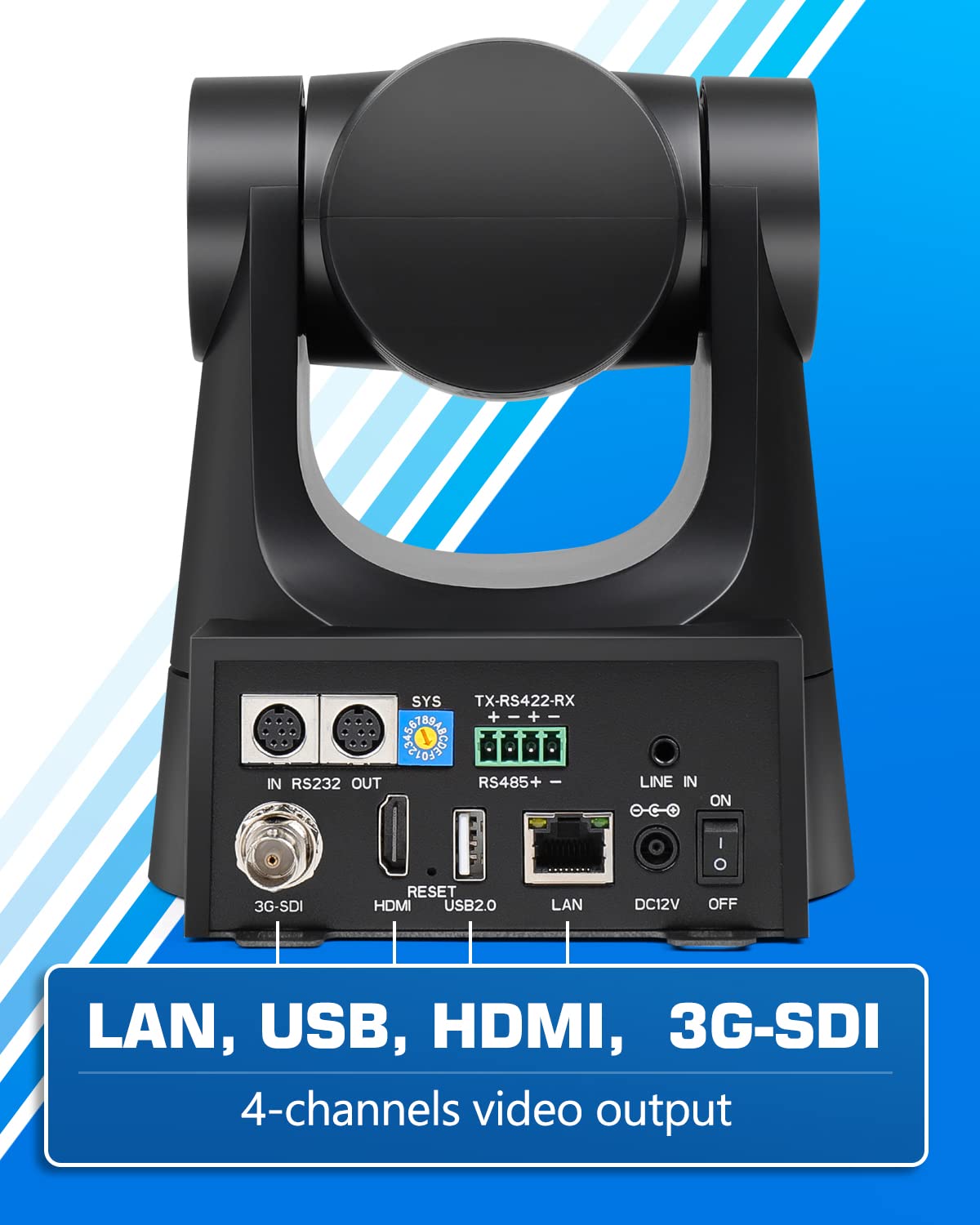 Fomako Ptz Camera Hdmi 30X Optical Zoom 3G Sdi Ip Live Streaming Camera, Poe Supports, Hdmi Ptz Camera For Church Worship Educat