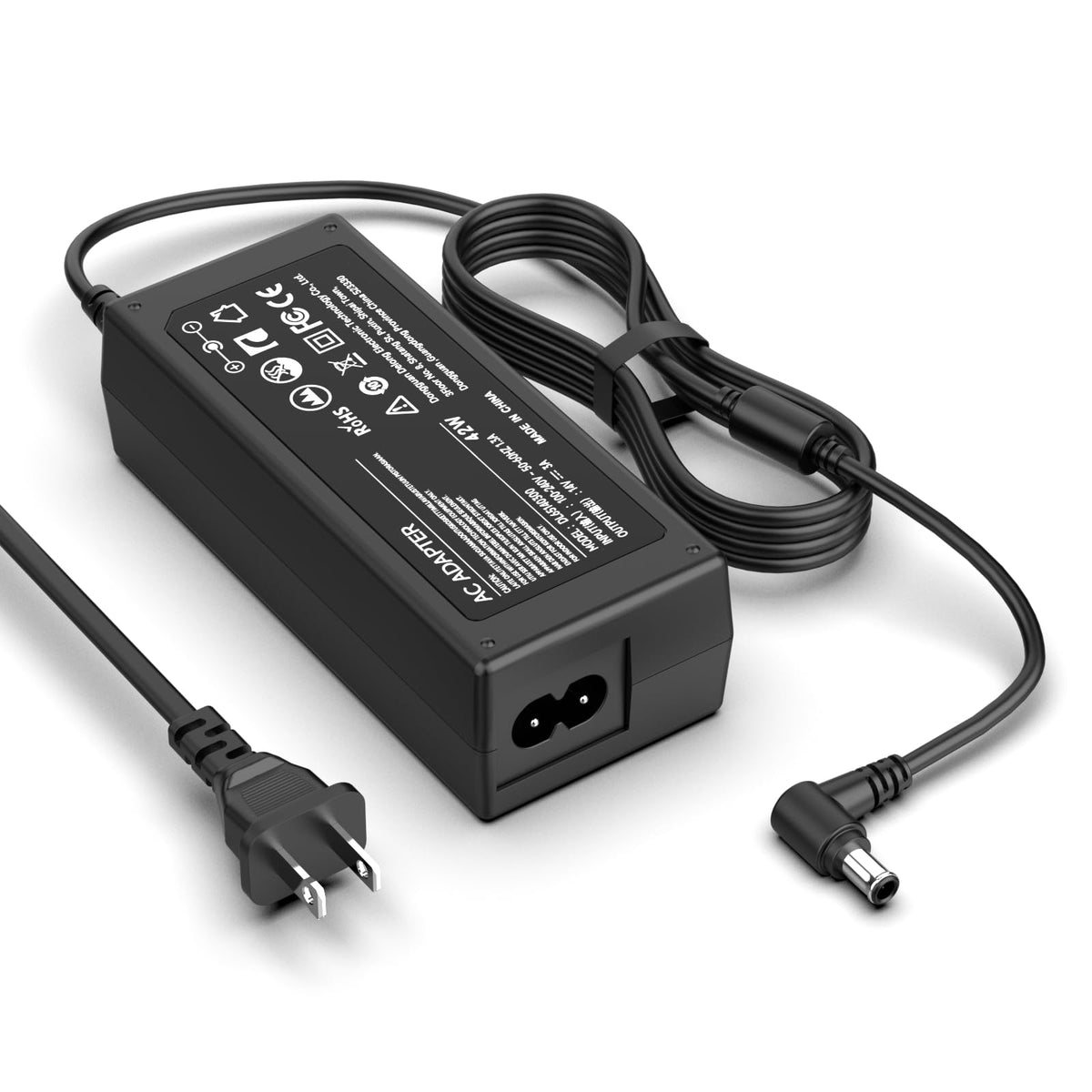 14V Power Cord For Samsung 15' 17' 18' 19' 20' 22' 23' 24' 27' 28' 29' 32' Monitor, Samsung Syncmaster P2770 S22D300Hy S27D360H Cf390 C24F390Fhn S27B350H S22A350H Sa350 Un22F5000Af Tv Power Supply