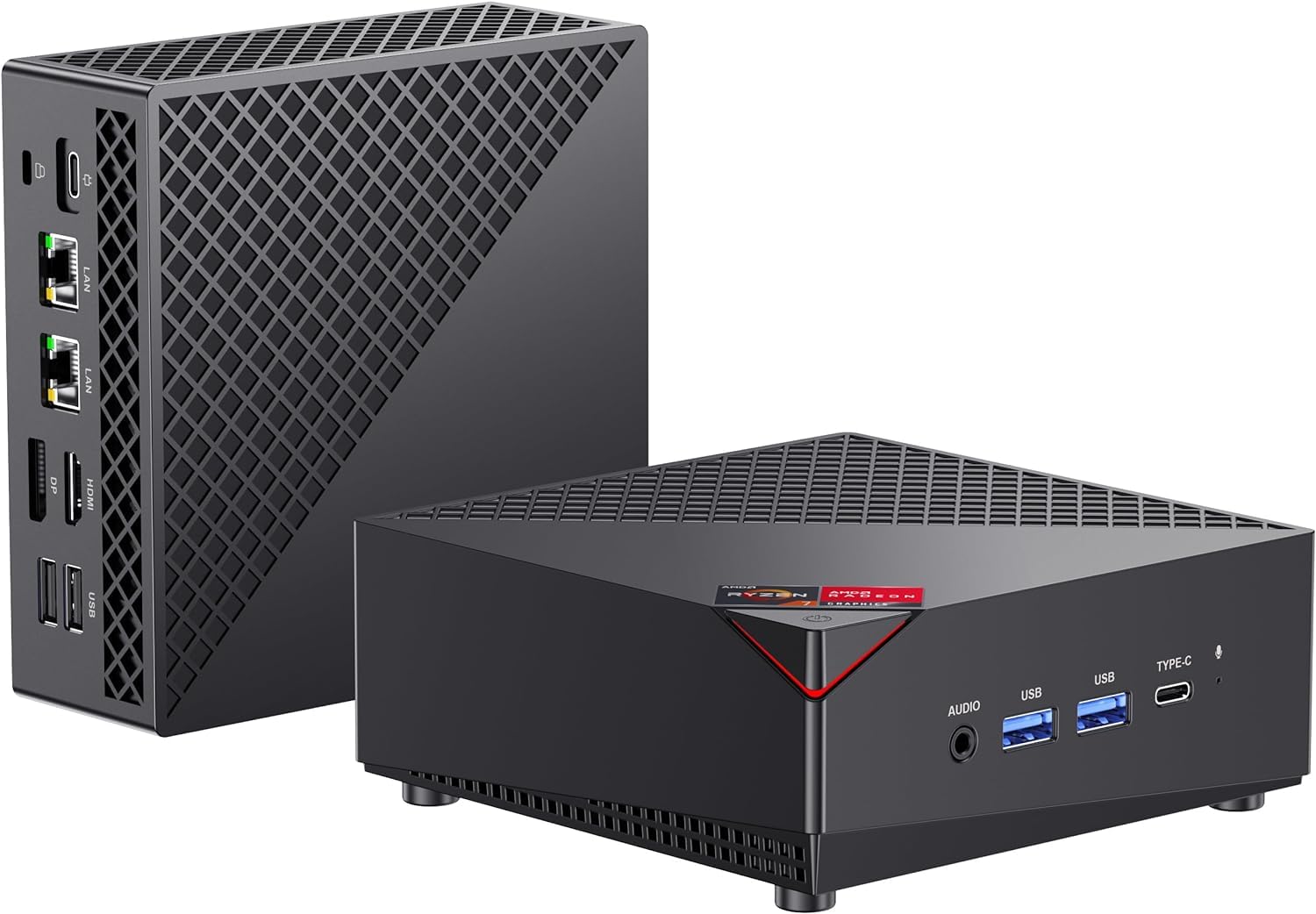 Acemagician Mini Pc Amd Ryzen 7 5700U, Dual Channel Mini Gaming Pc 16Gb Ddr4 512Gb Ssd, Mini Computers Micro Desktop Pc Support