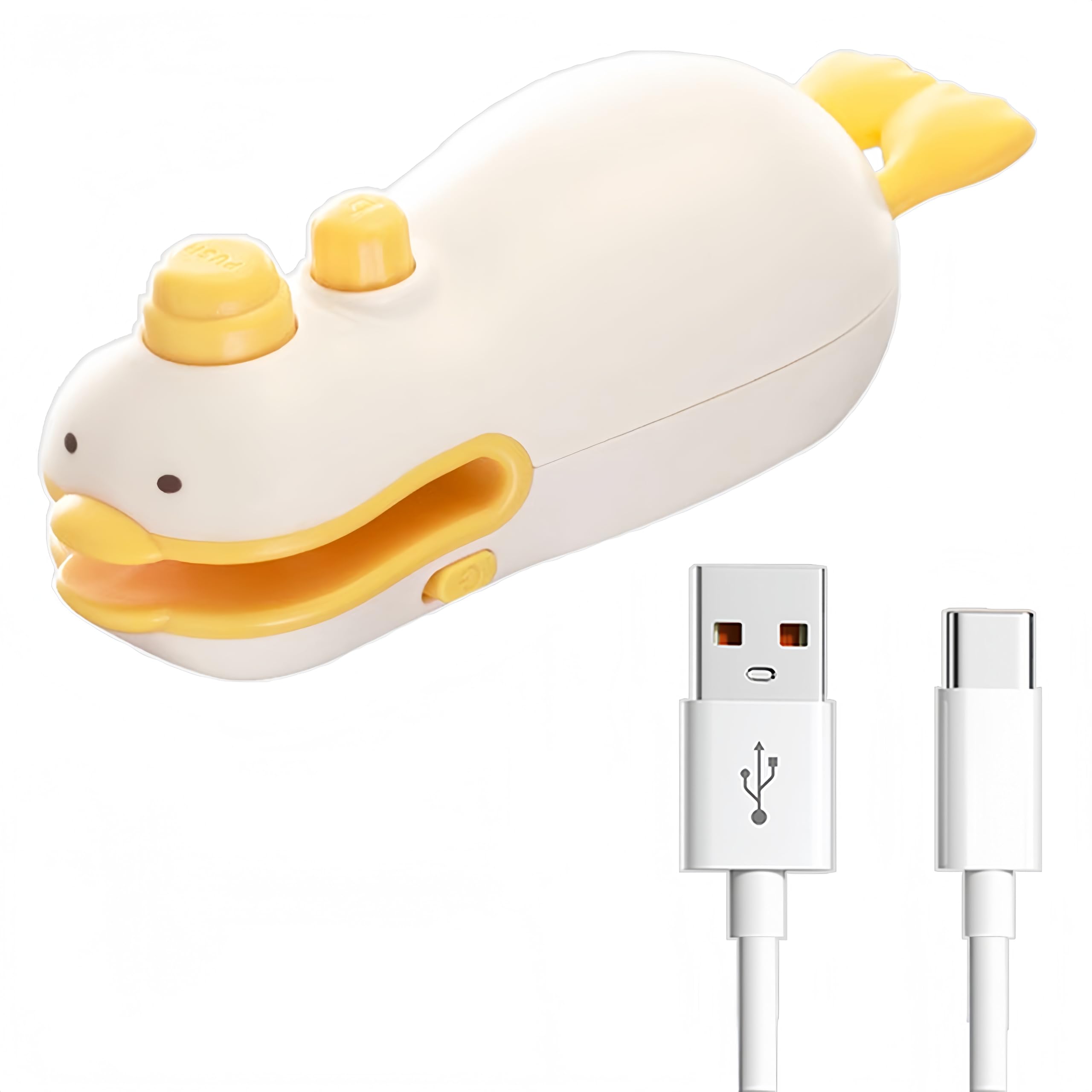 3-in-1 Mini Bag Sealer, Sealer and Cutter Heat Seal, Magnetic and Hanging USB Rechargeable Sealer, Cute and Practical Kitchen Ga